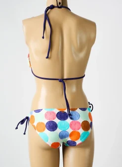 Maillot De Bain 2 Pièces Roxy Bleu Haut Triangles