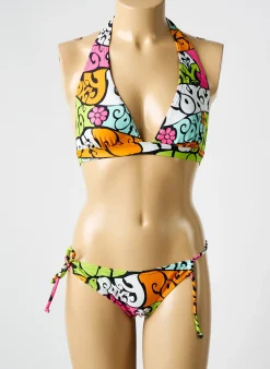 Maillot De Bain 2 Pièces Roxy Jaune Haut Triangles