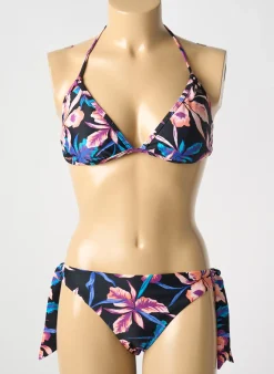 Maillot De Bain 2 Pièces Roxy Noir Haut Triangles