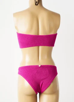 Maillot De Bain 2 Pièces Sorbet Island Violet Haut Bandeau