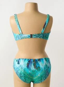 Maillot De Bain 2 Pièces Sunflair Bleu Haut Soutien-gorge Emboitant