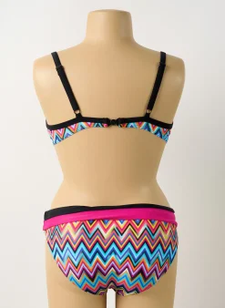 Maillot De Bain 2 Pièces Sunmarin Bleu Haut Soutien-gorge Emboitant