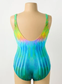 Maillot De Bain 1 Pièce Sunflair Bleu Haut Triangles