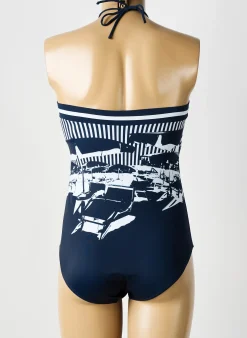 Maillot De Bain 1 Pièce Sunflair Bleu Haut Soutien-gorge Moulé