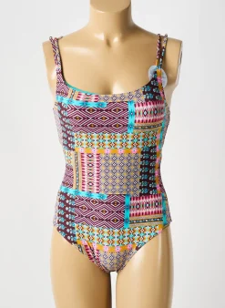 Maillot De Bain 1 Pièce Sunflair Violet Haut Soutien-gorge Moulé