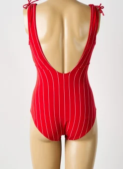 Maillot De Bain 1 Pièce Sunflair Rouge Haut Soutien-gorge Moulé
