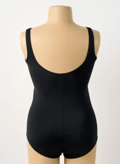 Maillot De Bain 1 Pièce Sunmarin Noir Haut Soutien-gorge Moulé