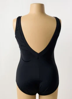 Maillot De Bain 1 Pièce Sunmarin Noir Haut Soutien-gorge Moulé