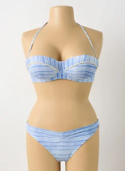Maillot De Bain 2 Pièces Watercult Bleu Haut Bandeau