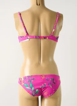 Maillot De Bain 2 Pièces Watercult Rose Haut Soutien-gorge Balconnet
