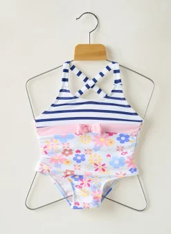 Maillot De Bain 1 Pièce Week End A La Mer Blanc