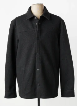 Manteau Court Cambridge Gris Sans Capuche