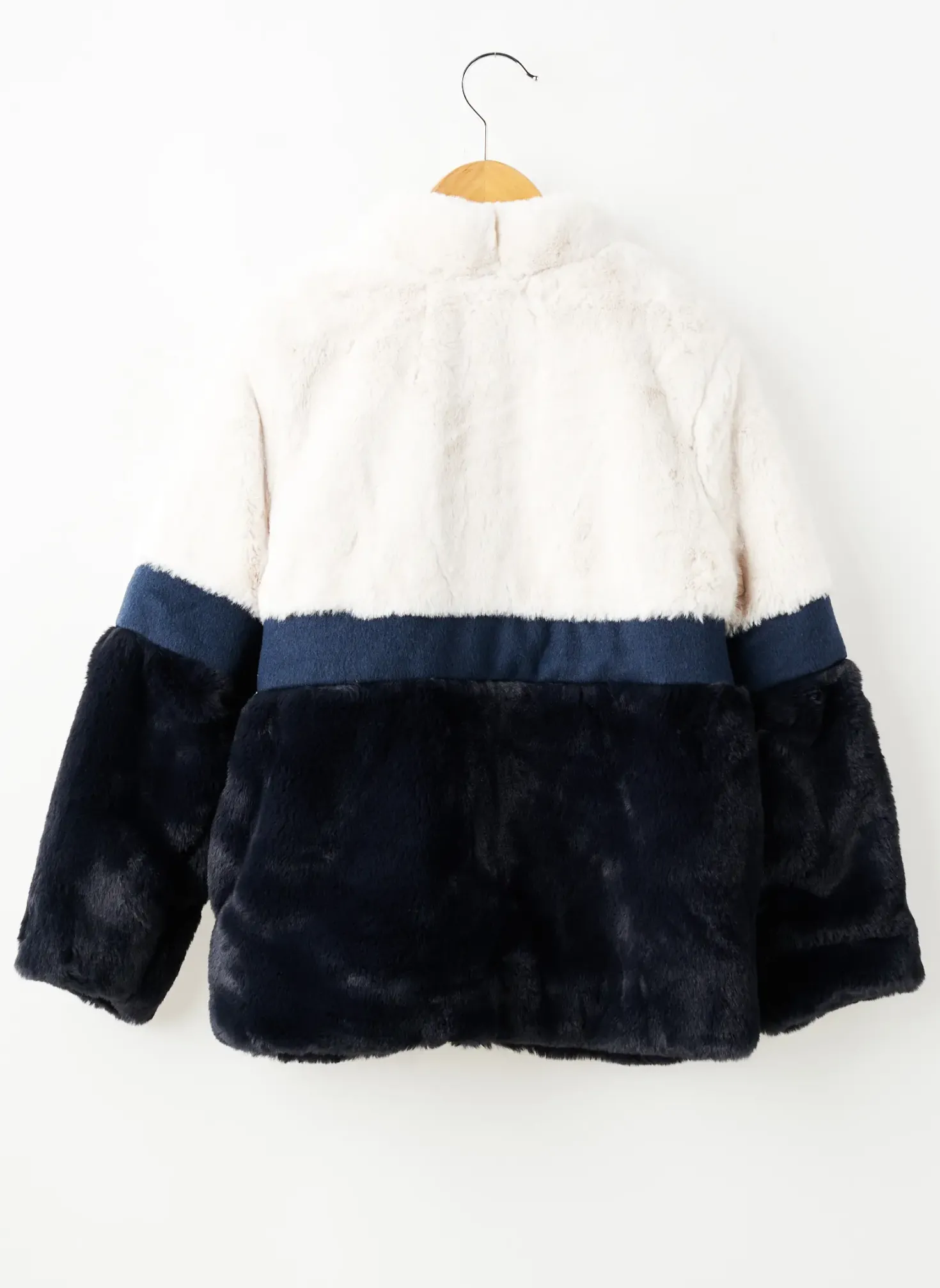 Manteau Court Ikks Bleu Sans Capuche