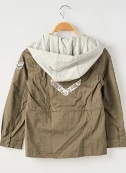 Manteau Court Ikks Junior Vert