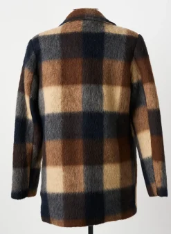 Manteau Court Julie Guerlande Marron Sans Capuche
