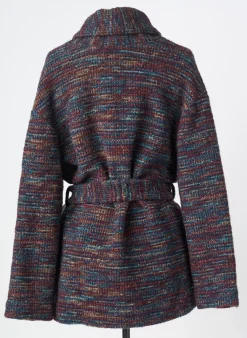 Manteau Court La Fee Maraboutee Bleu Sans Capuche