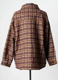 Manteau Court La Fiancee Du Mekong Marron