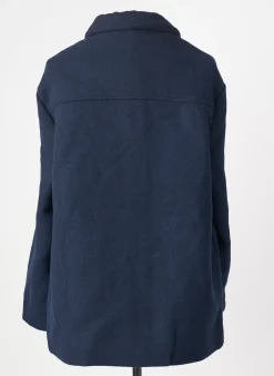 Manteau Court La Petite Etoile Bleu Sans Capuche