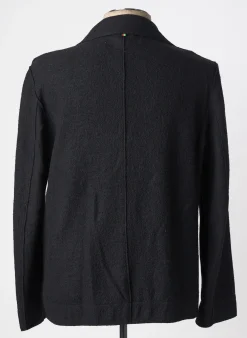 Manteau Court Manuel Ritz Noir Sans Capuche
