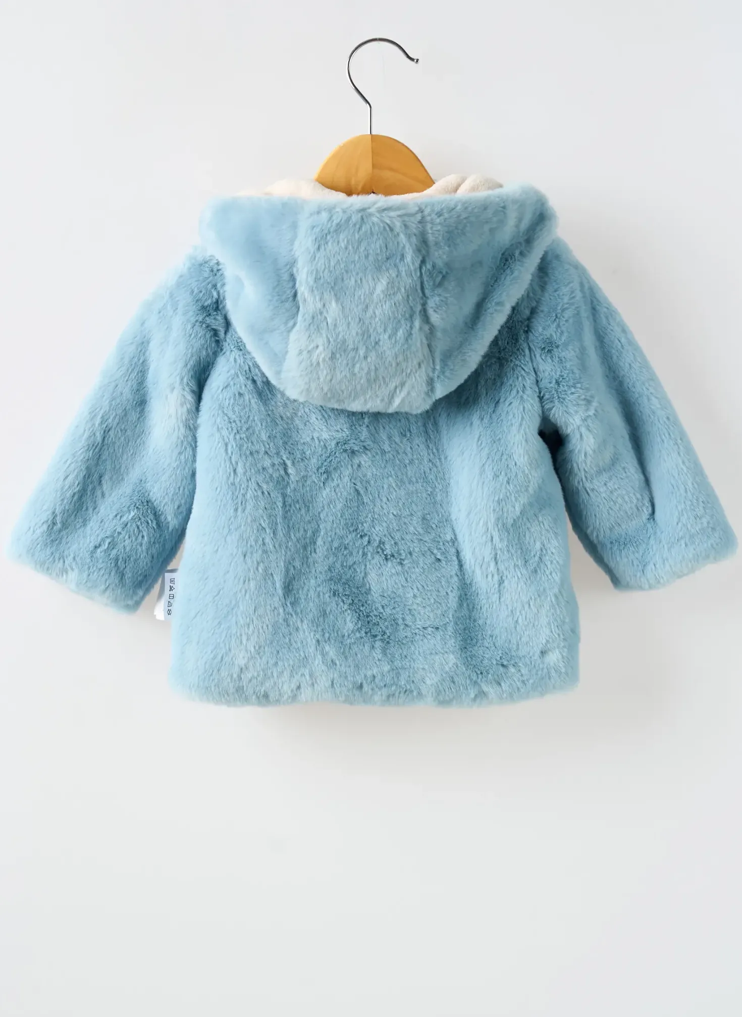 Manteau Court Mayoral Bleu A Capuche
