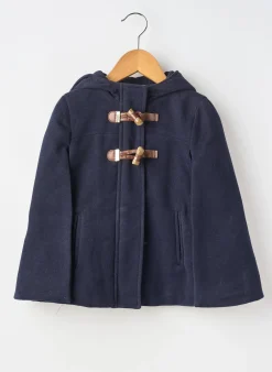 Manteau Court Mayoral Bleu A Capuche