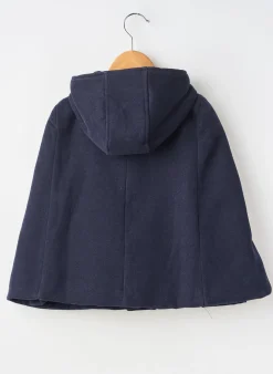 Manteau Court Mayoral Bleu A Capuche