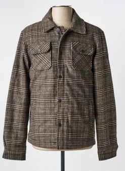 Manteau Court No Excess Beige Sans Capuche