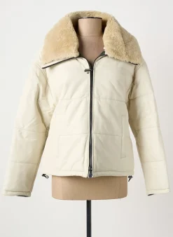 Manteau Court Oakwood Beige Sans Capuche
