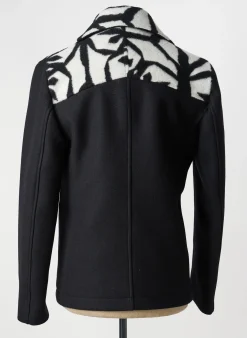Manteau Court Pierre Talamon Noir Sans Capuche