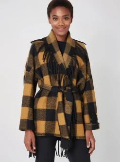 Manteau Long Bazar Deluxe Noir Sans Capuche