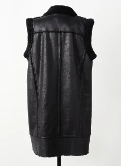 Manteau Long Bohéme Noir Sans Capuche