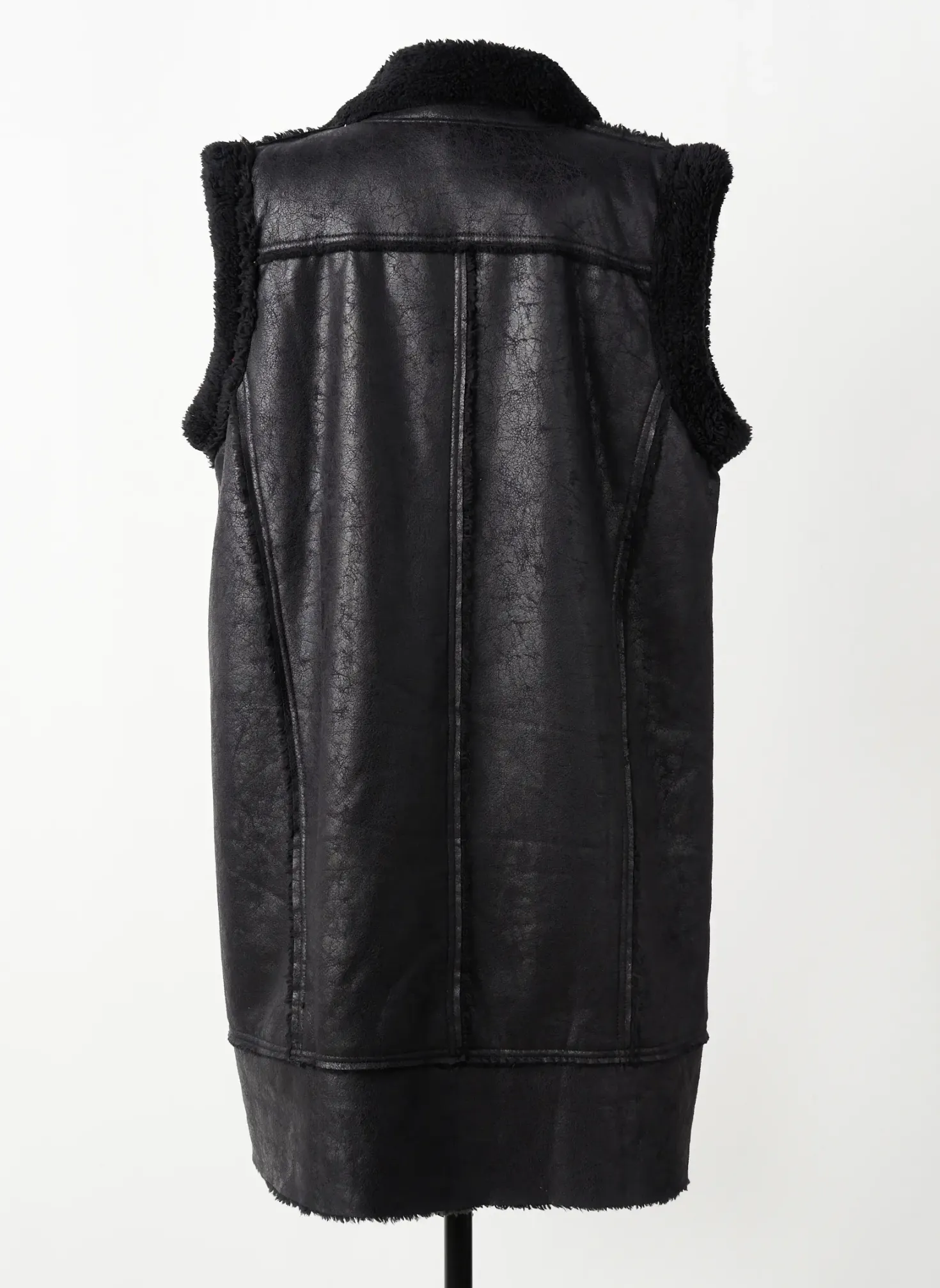 Manteau Long Bohéme Noir Sans Capuche