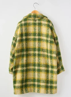 Manteau Long Dixie Vert Sans Capuche