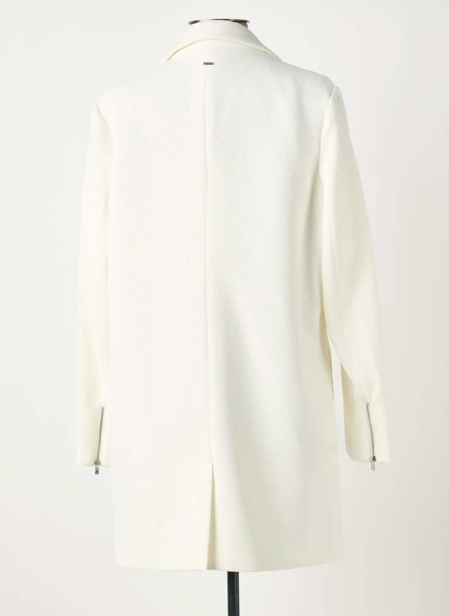 Manteau Long Elora Beige Sans Capuche