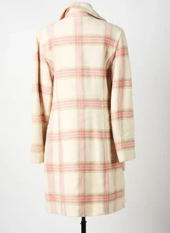 Manteau Long Firetrap Beige Sans Capuche