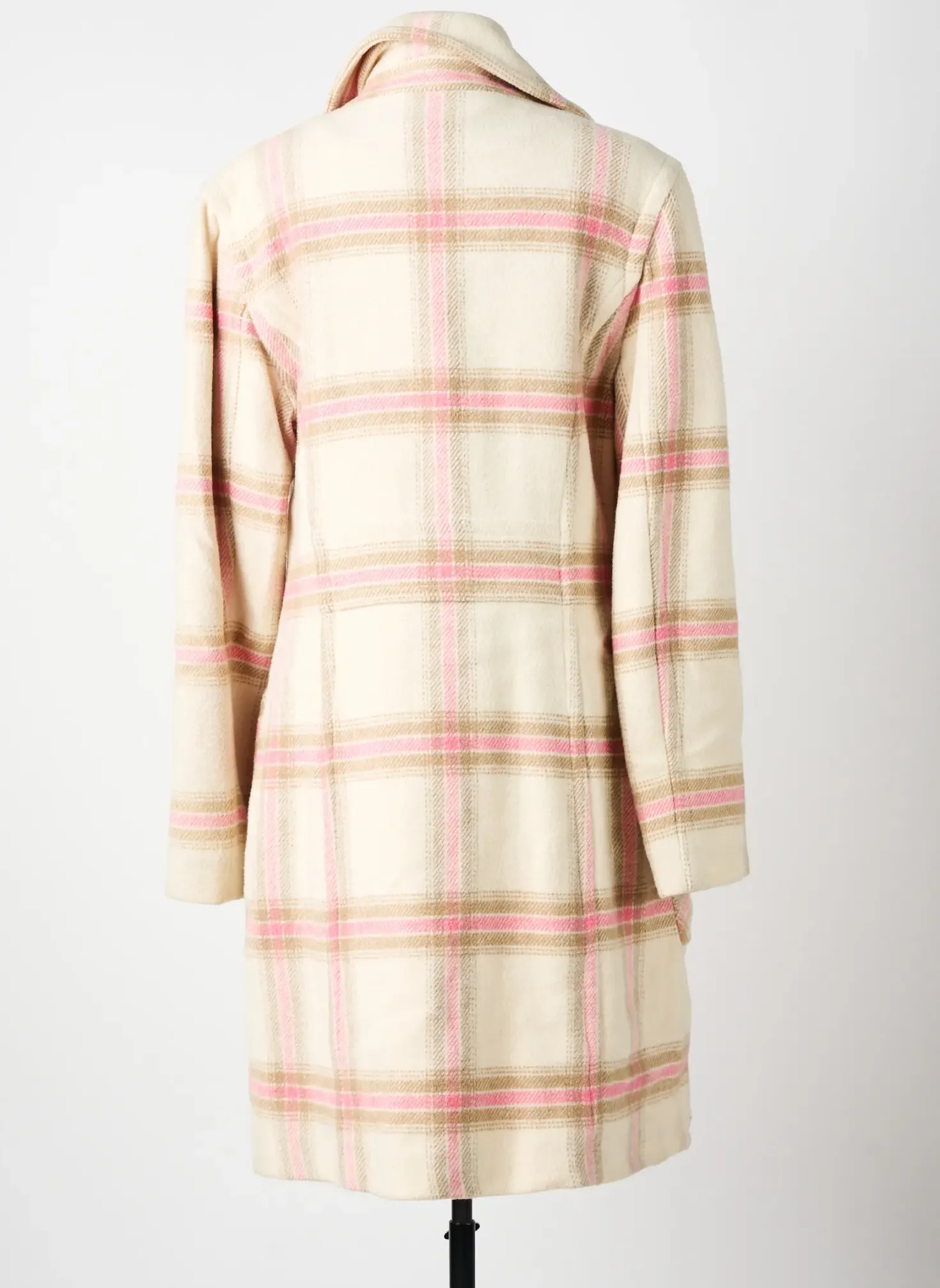 Manteau Long Firetrap Beige Sans Capuche