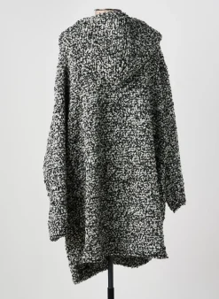 Manteau Long Franck Anna Gris A Capuche