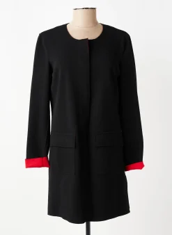 Manteau Long Gerry Weber Noir Sans Capuche
