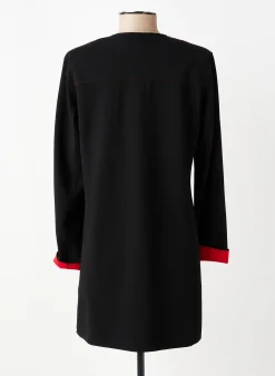 Manteau Long Gerry Weber Noir Sans Capuche
