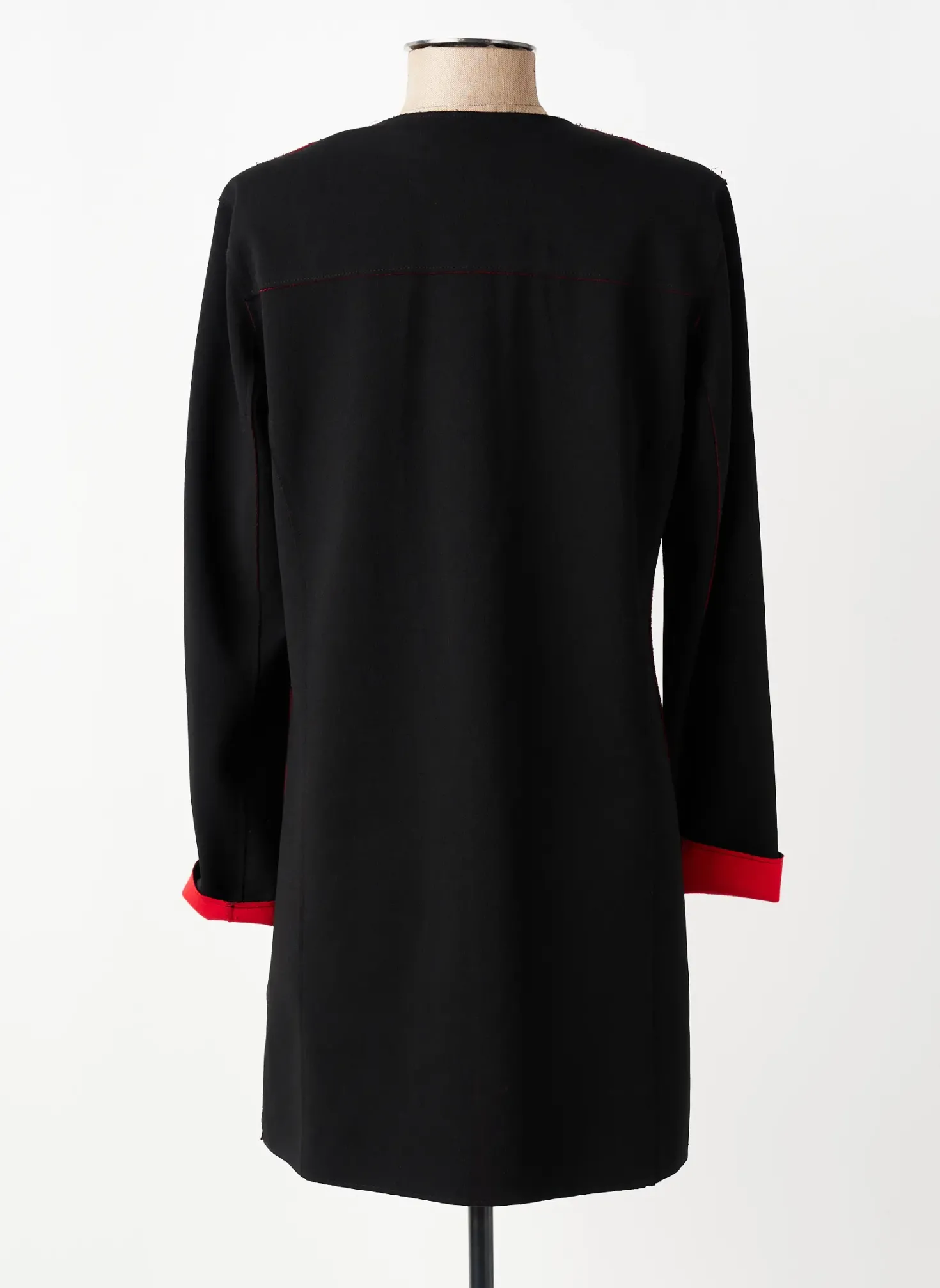 Manteau Long Gerry Weber Noir Sans Capuche