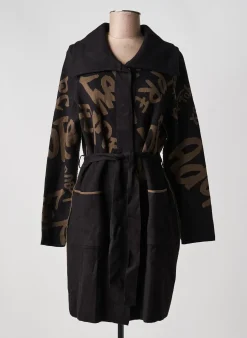 Manteau Long Joseph Ribkoff Noir Sans Capuche