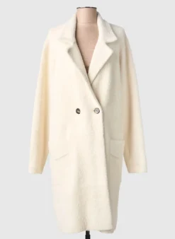 Manteau Long Lola Espeleta Beige Sans Capuche