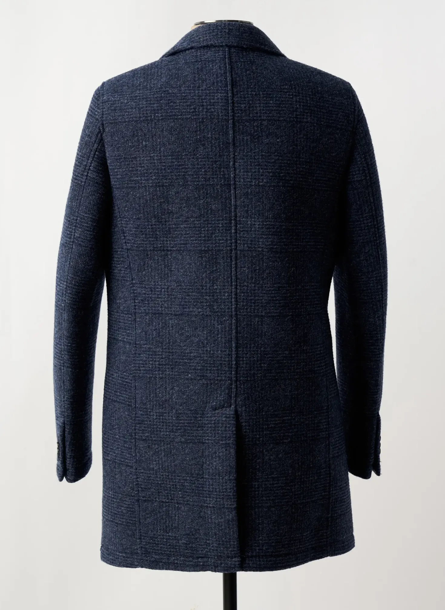 Manteau Long Manuel Ritz Gris Sans Capuche