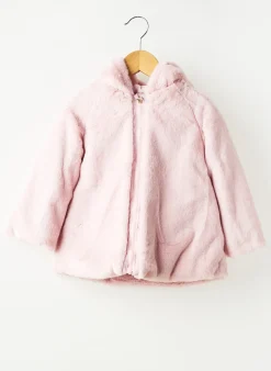 Manteau Long Mayoral Rose A Capuche
