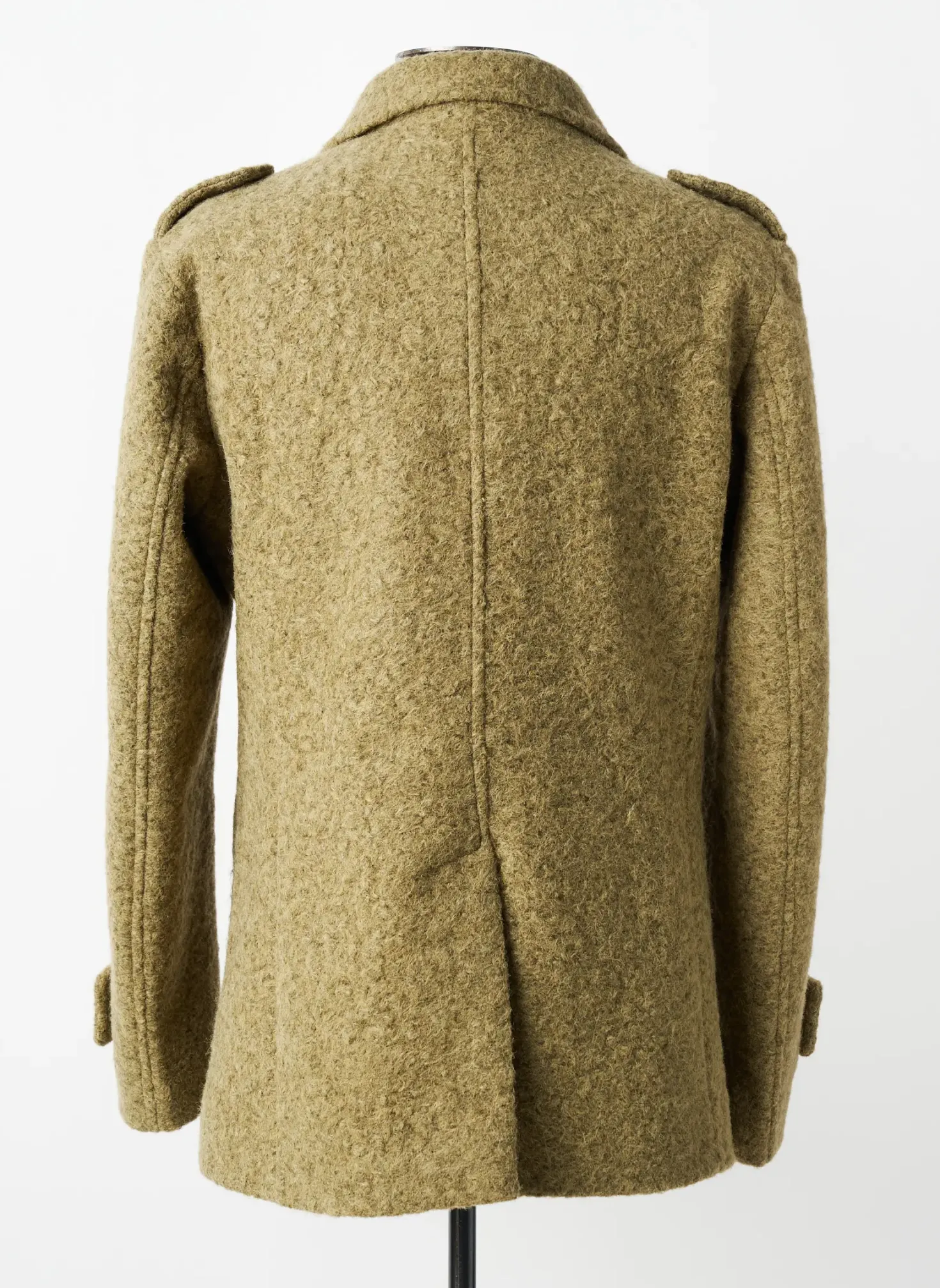 Manteau Long Over/d Vert Sans Capuche