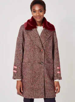 Manteau Long Voodoo Rouge Sans Capuche