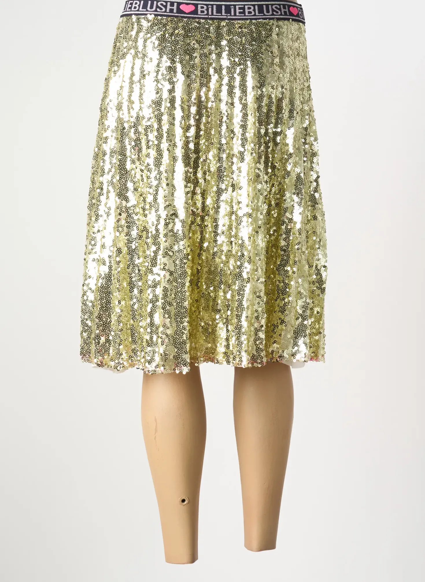 Mini-jupe Billieblush Or