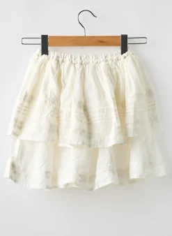 Mini-jupe Tape À L'oeil Blanc