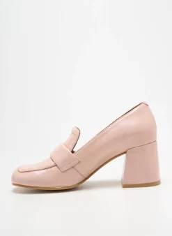 Mocassins Angel Alarcon Rose Talon De 7 À 9cm