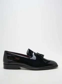 Mocassins Antica Cuoieria Noir Talon Bas